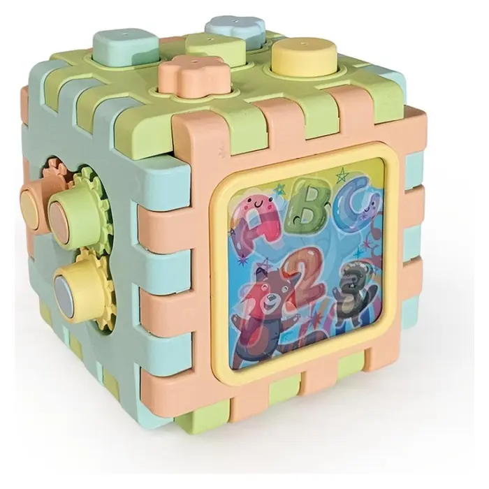 Kub edukativ dhe puzzle DOLU 2 në 1, 5292