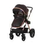 Baby Stroller Havana- Obsidian/Gold