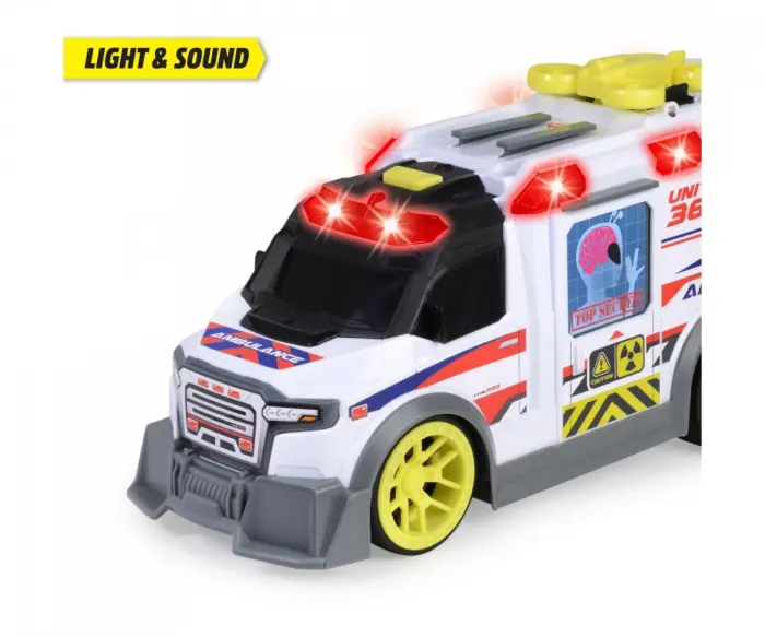 Dickie Toys Голема брза помош со дрон, светло и звук, 36 cm – слика 4
