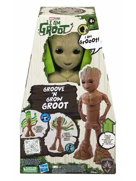 Hasbro Figurë interaktive Groove 'n Grow Groot, Marvel I Am Groot