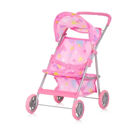 Doll Stroller Alice- Hearts