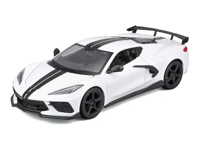 Maisto Chevrolet Corvette Stingray Coupe 2020 метален модел 1:24 – слика 2