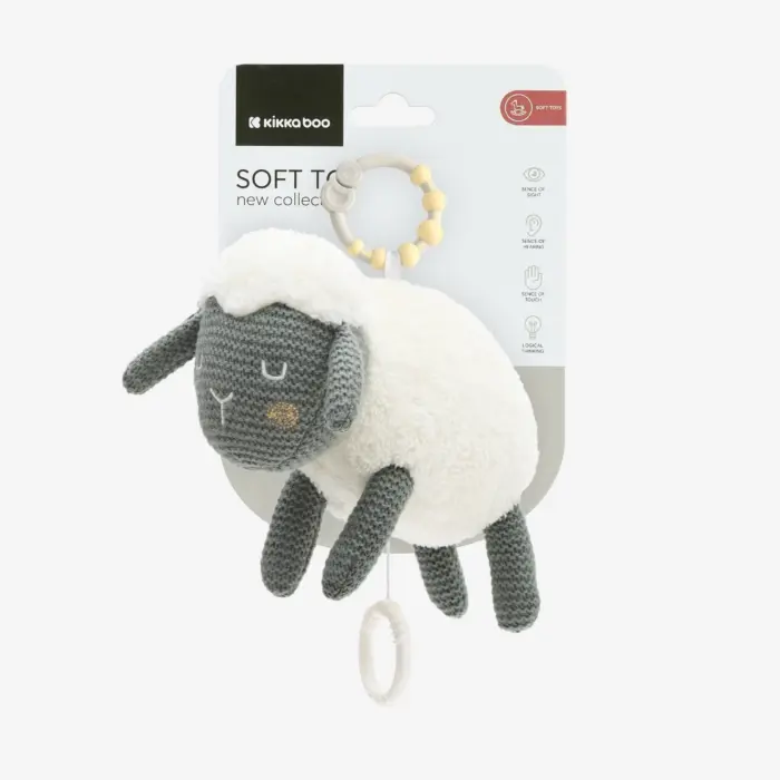 Kikka Boo Soft musical toy lamb Sleepy Sheep, 24 cm