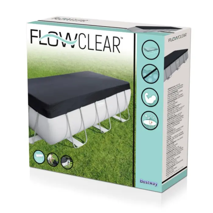 Bestway 13’3 x 6’7(4.04m x 2.01m)/13’6 x 6’7(4.12m x 2.01m) Rectangle Pool Cover