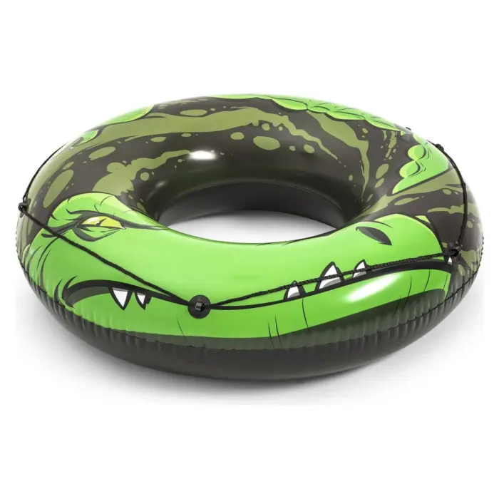 Bestway River Gator swim ring with crocodile design, Ø119 cm