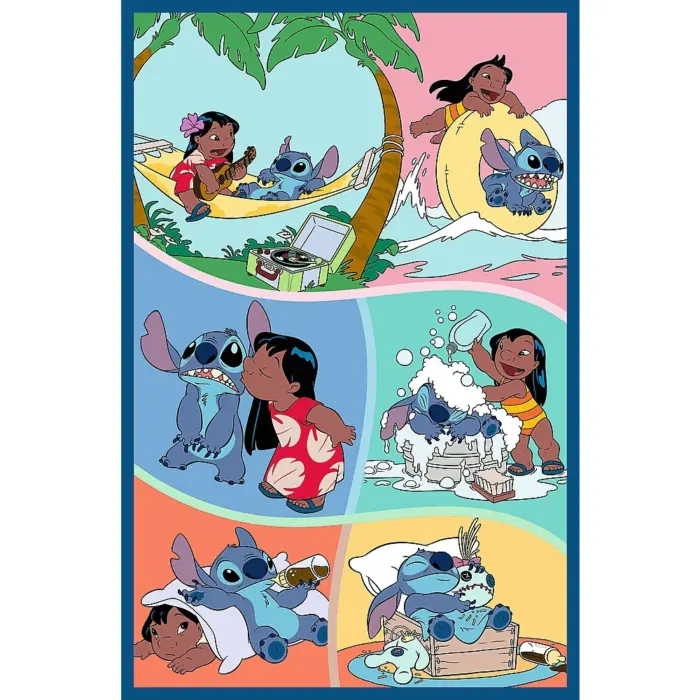 Trefl Puzzle 3 x 80 pjesë Disney Stitch – Bota e Stitch-it – foto 3