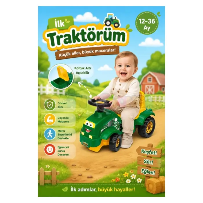 DEDE Гуралка трактор Мојот прв трактор, 03355