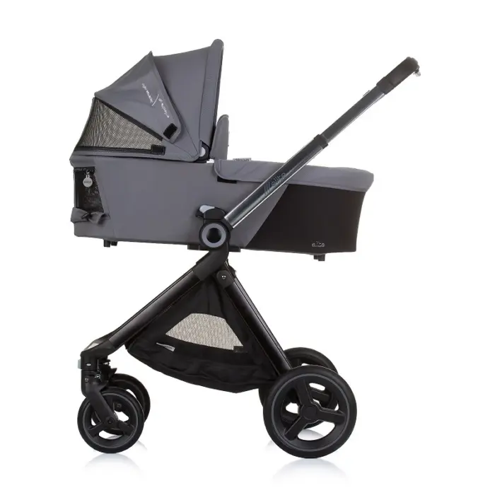 Karroca për bebe Chipolino Elite 3 në 1, Granite (gri)