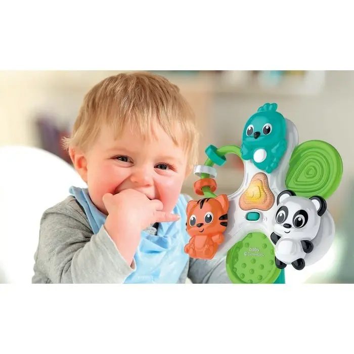 Clementoni Baby Karusel me kafshë Round & Round për karrige ushqimi – foto 3