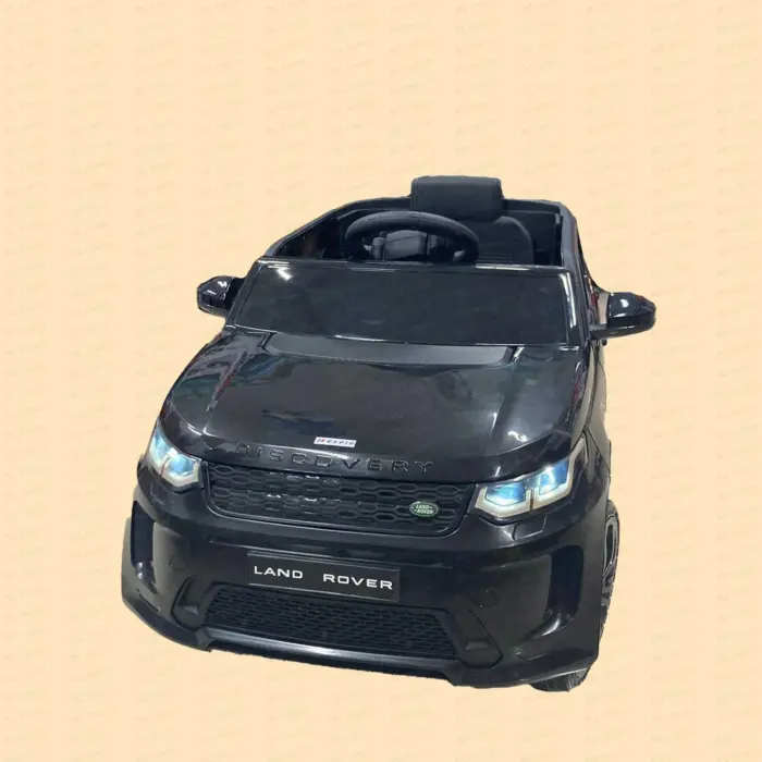 Rapid kids' 12 V battery-powered jeep with remote control, black