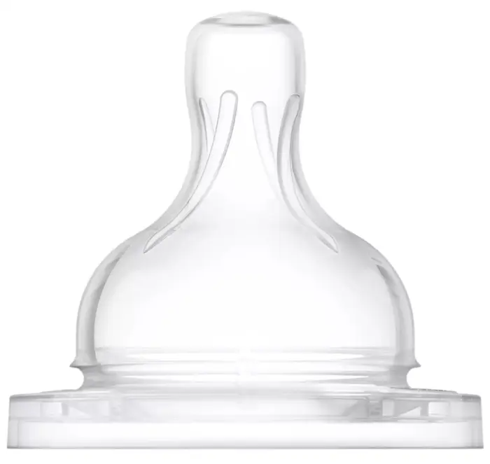 Philips Avent Anti-colic silicone bottle teat, flow 2, 1+ month, 2 pieces