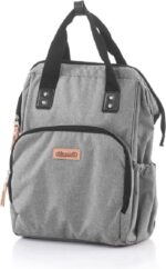 сив ранец за детска количка
