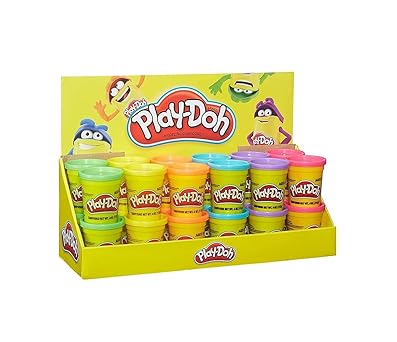 пластелин кантичка во сите бои на плеј дох