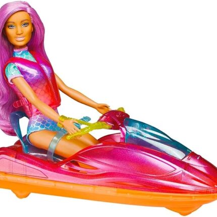 барбика џет ски што сурфа на вода