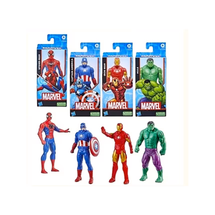 суперхерои на марвел хулк, капетан америка, спајдермен и ајронмен