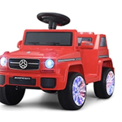 Детски џип Mercedes G-класа AMG со светла и музика, црвен