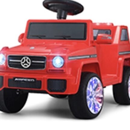 Детски џип Mercedes G-класа AMG со светла и музика, црвен