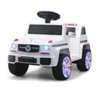 Детски џип Mercedes G-класа AMG со светла и музика, бел