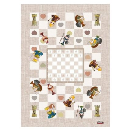 PILSAN Children’s rug Chess, 130 × 190 cm, 01-039
