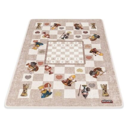 PILSAN Children’s rug Chess, 130 × 190 cm, 01-039