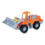 DEDE bulldozer with movable shovel, 36 cm, orange, 01469