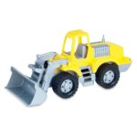 DEDE bulldozer with movable shovel, 36 cm, orange, 01469