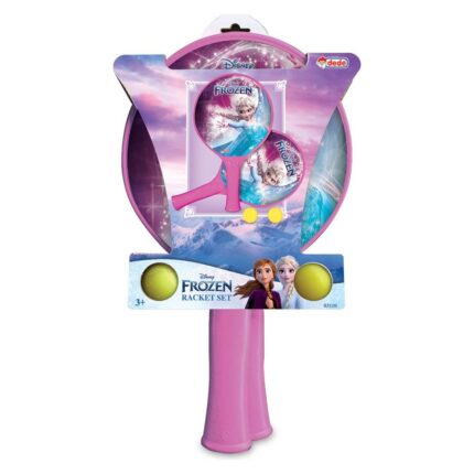 DEDE Frozen racket set with balls, 4 pieces, 03110