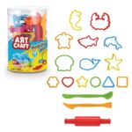 ART CRAFT Сет алатки за моделирање во цилиндрична кутија, 17 делови, 03291