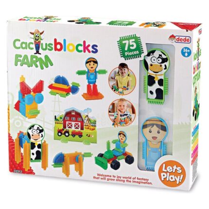 DEDE Cactus Blocks Farm, 75 pieces, 03312