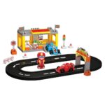DEDE F1 Race Track block set, 48 pieces, 03321