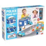 Set kubesh DEDE Stacioni i policisë me pistë, 46 pjesë, 03322