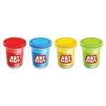 ART CRAFT Play dough set in a blue backpack Dinosaur, 12 pieces, 224 g, 03339