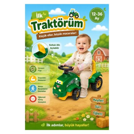 Traktor shtyrës DEDE Traktori im i parë, 03355