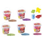 ART CRAFT Rërë për modelim me 4 kallëpe 3D, 1000 g, blu, 03398