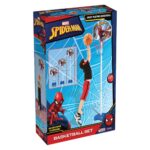 Koshi basketbolli DEDE Spider-Man me këmbë, me lartësi të rregullueshme deri në 155 cm, 03404