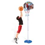 Koshi basketbolli DEDE Spider-Man me këmbë, me lartësi të rregullueshme deri në 155 cm, 03404