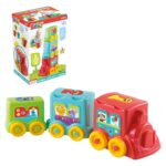 DEDE Baby activity train, 3 wagons, 03459