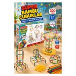 Set shkopinj ndërtimi DEDE Super Bamboo, 300 pjesë