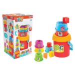 DEDE Happy Towers with cups and sorter, 14 pieces, 03466