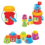 DEDE Happy Towers with cups and sorter, 14 pieces, 03466