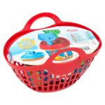 DEDE beach set in a basket, 6 pieces, 03469
