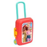 DEDE Barbie children's kitchen in a wheeled suitcase, 03478