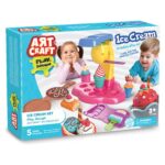 ART CRAFT Ice Cream Machine play dough set, 280 g, 03489