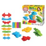 ART CRAFT Сет пластелин 3D диносауруси, 8 калапи, 200 g, 03549