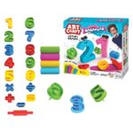 ART CRAFT Сет пластелин 3D бројки, 15 калапи и валјак, 200 g, 03552
