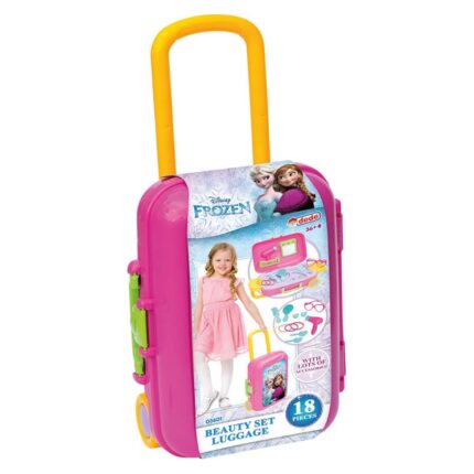 DEDE Frozen beauty set in a wheeled suitcase, 18 pieces, 03601