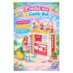DEDE Linda 2-storey dollhouse, with doll, 03734