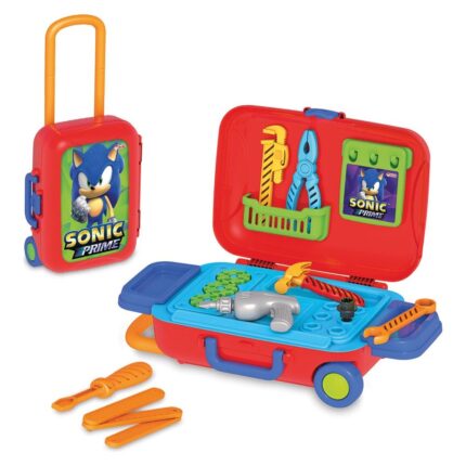 DEDE Sonic wheeled suitcase with children's tools