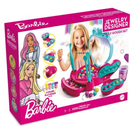 ART CRAFT Barbie Jewelry Designer play dough set, 280 g, 03926