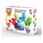 ART CRAFT Farm Animals play dough set, 168 g, 03993
